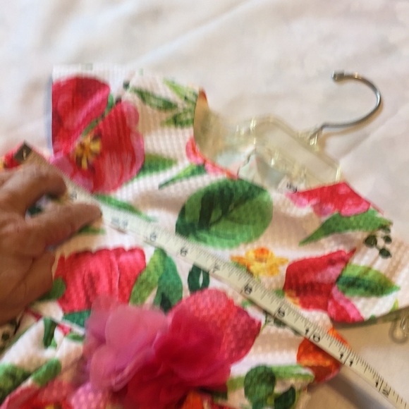 Nanette Girls Summer Floral  Party Dress Size 4 - Picture 14 of 16